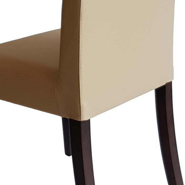 Silla Lucca Tapizada |Silla tapizada madera hoteles y bares