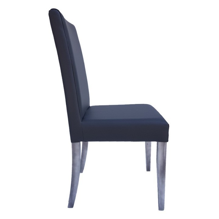 Silla Lucca Tapizada |Silla tapizada madera hoteles y bares
