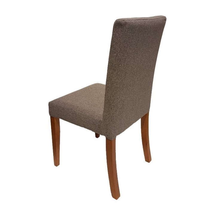 Silla Lucca Tapizada |Silla tapizada madera hoteles y bares