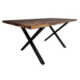 Mesa Lismore Efecto Quemado|Mesas Vintage madera macizas
