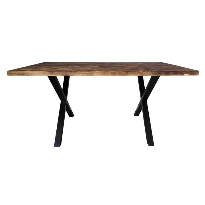 Mesa Lismore Efecto Quemado|Mesas Vintage madera macizas
