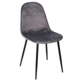 Silla Boro Negra terciopelo|Sillas Nordicas- Envios Express 