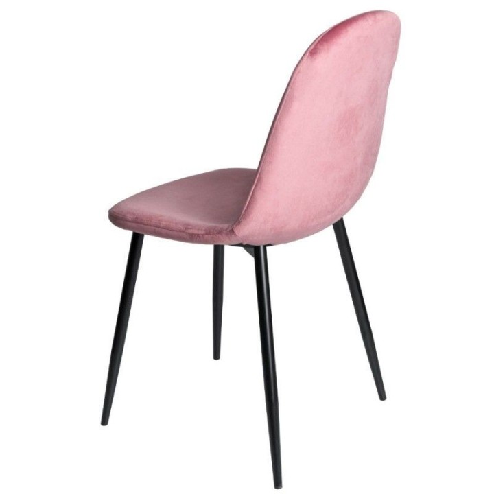 Silla Boro Negra terciopelo|Sillas Nordicas- Envios Express 