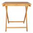 Mesa plegable cuadrada madera de haya- Mesas madera Eventos