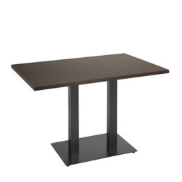 Mesa Cheste Pie Doble Tablero Madera