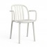 Silla Sun con brazos| Sillas de plástico diseño para exterior interior