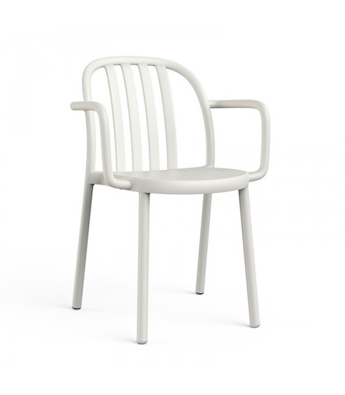Silla Sun con brazos| Sillas de plástico diseño para exterior interior
