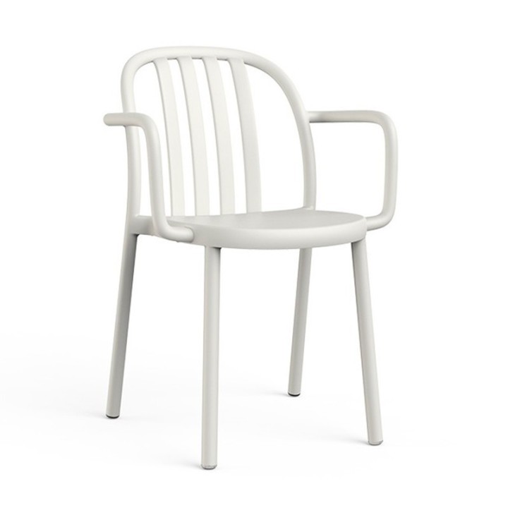 Silla Sun con brazos| Sillas de plástico diseño para exterior interior