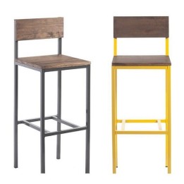 Taburete Van Gogh respaldo |Mobiliario hosteleria vintage