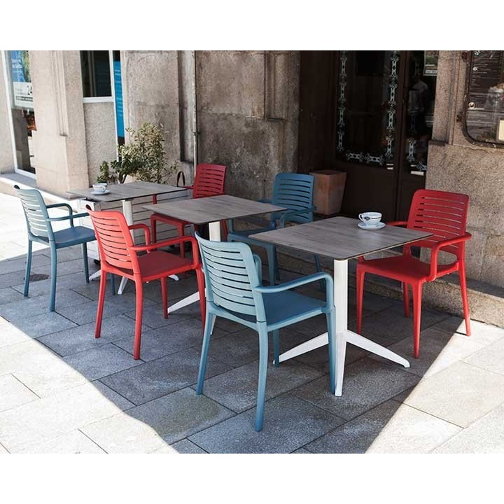 Mesa Formentera 80x80 cm| Mesas interior y exterior- bares , terrazas