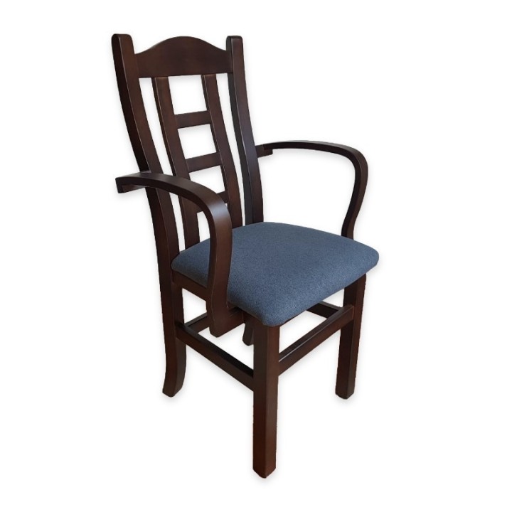 Sillón Burgos| Sillas con brazos madera-Fabricado en España