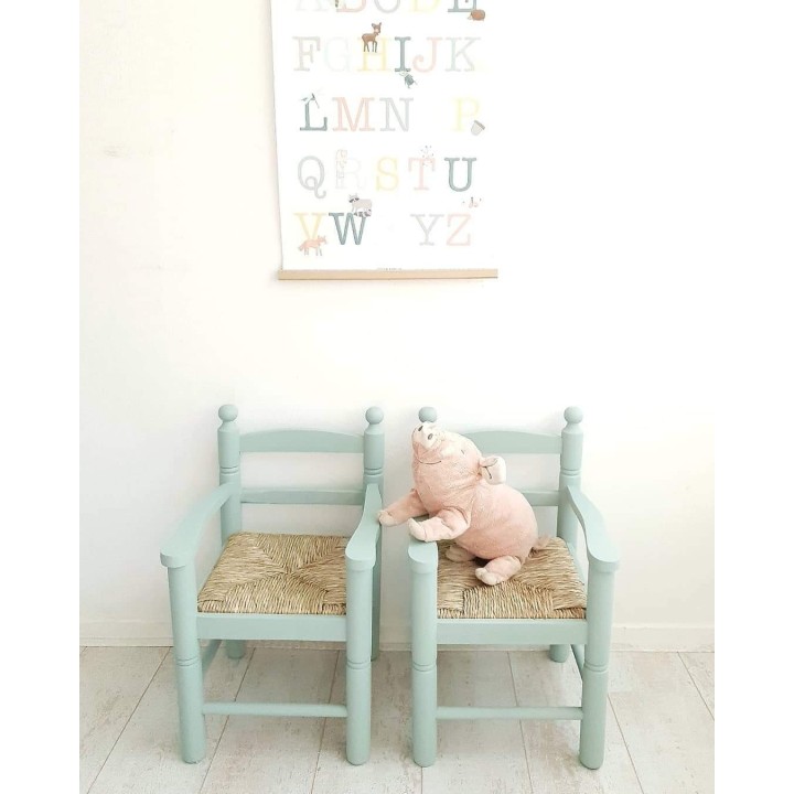 Sillón de madera infantil|Fabricado con pino macizo español