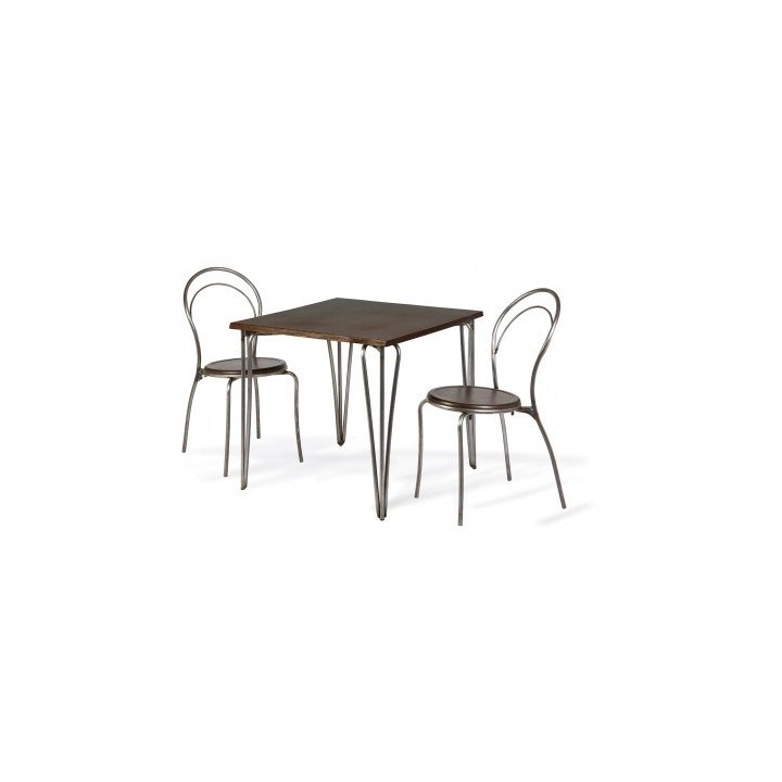 Mesa Parisina Vézelay melamina y werzalit| Mesas vintage e industrial