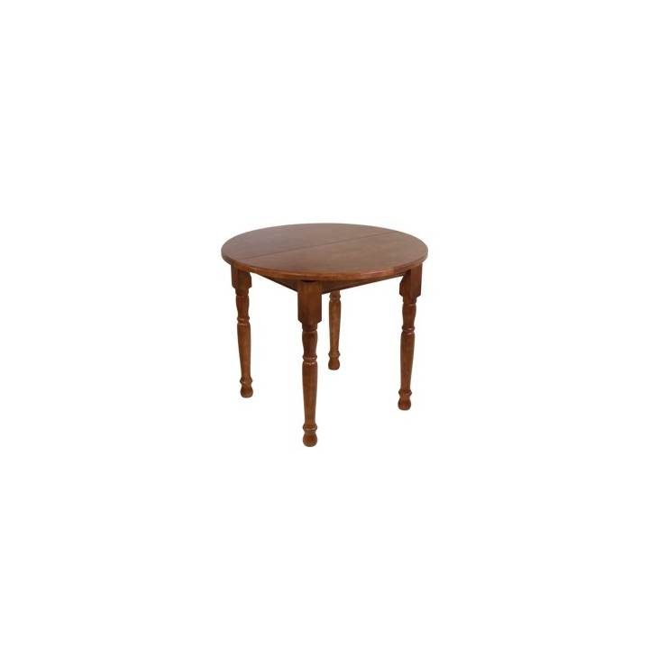 Mesa Redonda extensible madera |Mesas cocinas madera pino