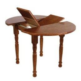 Mesa Redonda extensible madera |Mesas cocinas madera pino