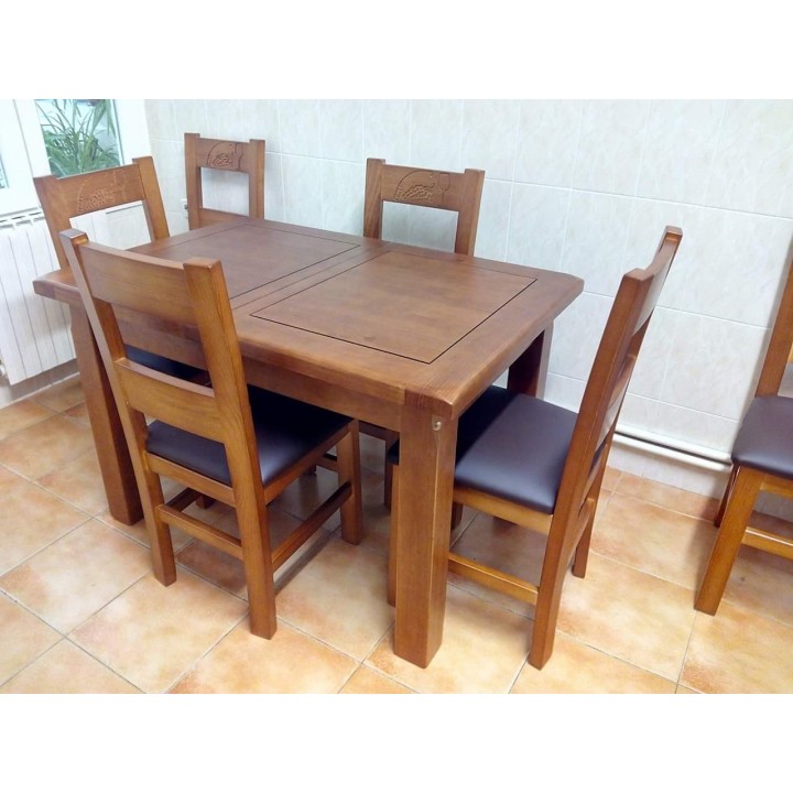 Mesa Madera Carcabuey Extensible|Mesas madera comedor pino
