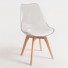 Silla Reyne nordica transparente|Sillas nordicas actuales y vanguardistas