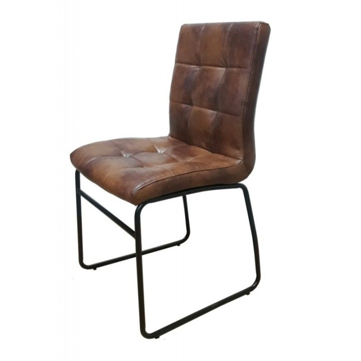 Silla Bonillo vintage marrón oscuro|Mobiliario vintage e industrial