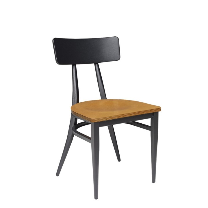 Silla Montana|Sillas  acero lacadas  bares y restaurantes- interioristas