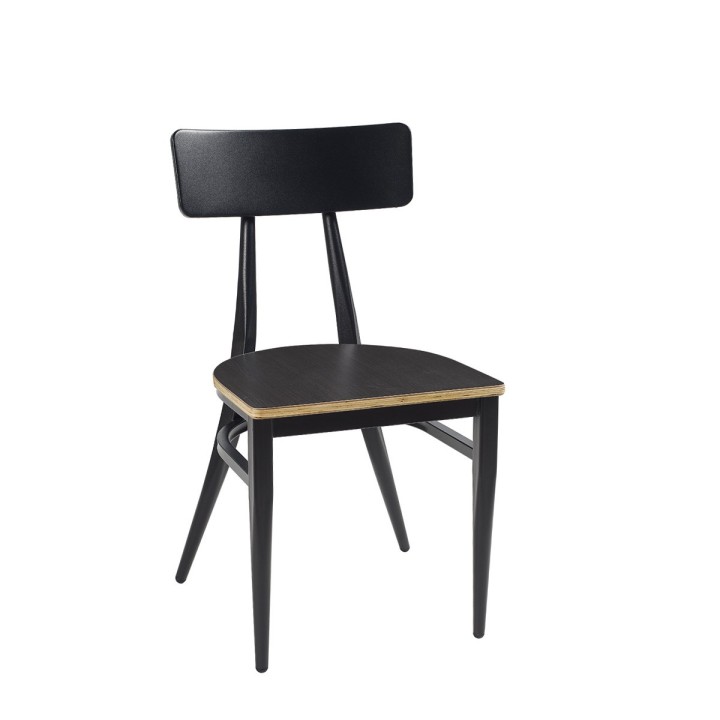 Silla Montana|Sillas  acero lacadas  bares y restaurantes- interioristas