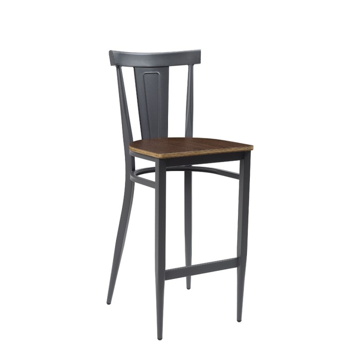 Taburete Dakota|Sillas y Mesas de madera- taburetes acero vintage