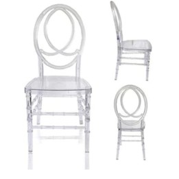Silla Eventos Carla transparente|Mobiliario Hosteleria