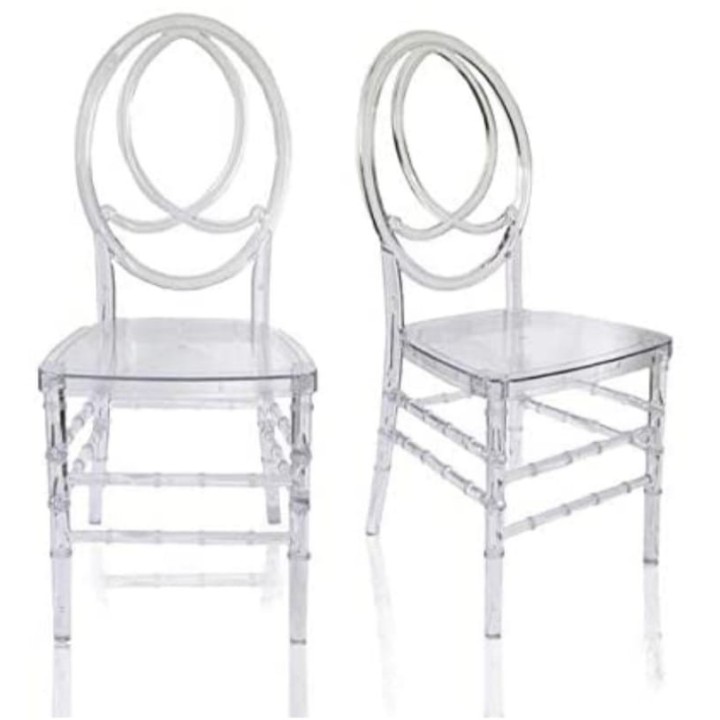 Silla Eventos Carla transparente|Mobiliario Hosteleria
