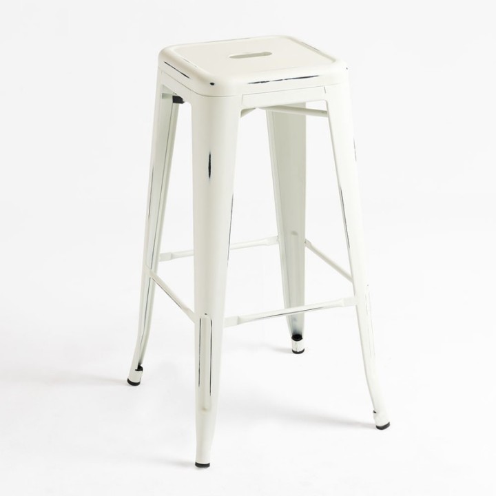 Taburete Tolix industrial Envejecido | Taburete de Hostelería vintage