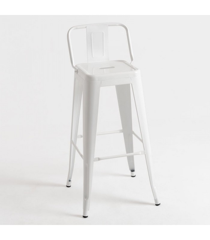   Taburete Tolix respaldo | Taburete Industrial|Taburete Vintage 