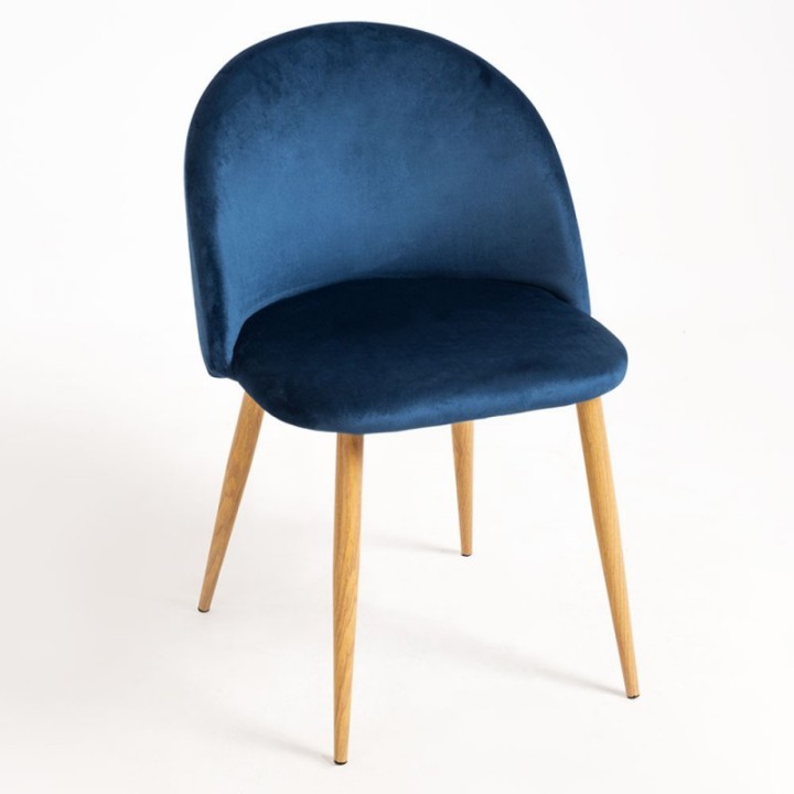 Silla Voss terciopelo | Sillas y Mesas de madera-Envios a toda España