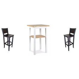Pack 12: Mesa ref 725 + 4 tab. madera 551|mobililario bares