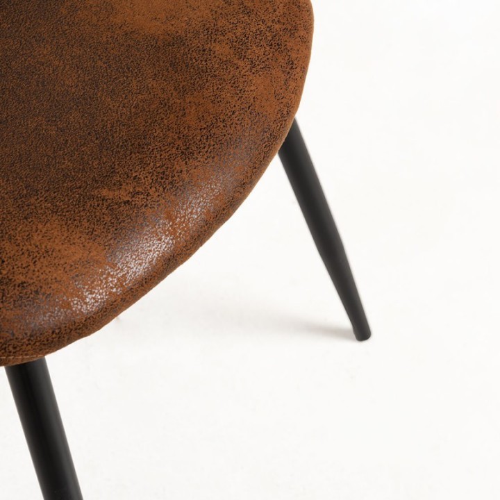  Silla Boro polipiel vintage|Sillas tapizadas para  bares y cafeterías