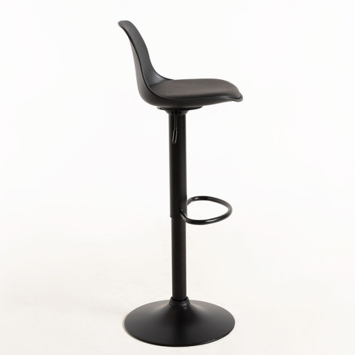 Taburete Temer Black- Sillas y Mesas de madera-Taburetes a gas