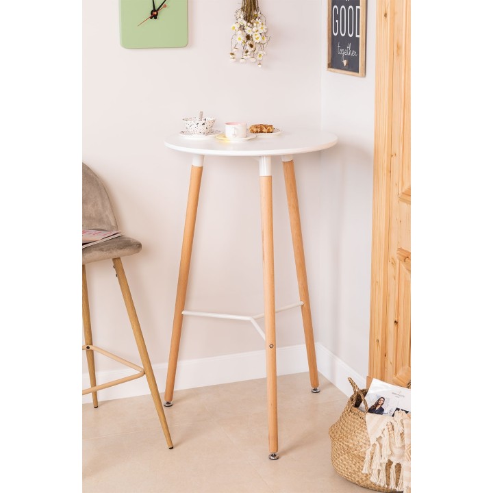 Mesa Eames alta 60 cm| Mesas nórdicas bares baratas