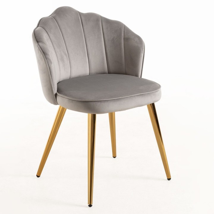 Silla Kenitra Gold Terciopelo| Sillas Online Nordicas y vintage