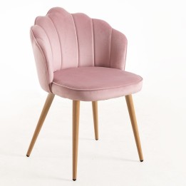 Silla Kenitra Terciopelo| Sillas y Mesas de madera- Online web