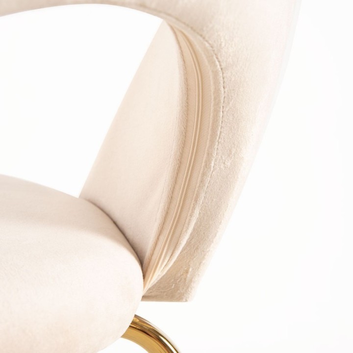 Silla Wenman Gold Terciopelo| Sillas nórdicas- vintage bares y restaurantes