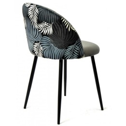 Silla Voss Floral tapizado velvet|Sillas nórdicas tapizadas baratas