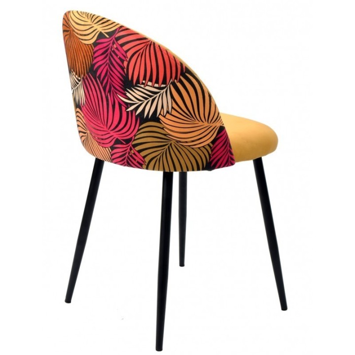 Silla Voss Floral tapizado velvet|Sillas nórdicas tapizadas baratas