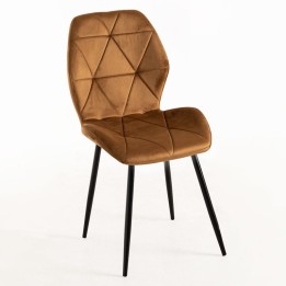 Silla Boro Negro print terciopelo|Sillas nórdicas-vintage- sillas online baratas