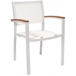 Sillón Apílable Monaco aluminio-Sillas y Mesas de madera