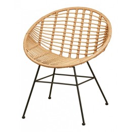 Sillón Nivelles|Silla cafeterías- silla rattán