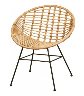 Sillón Nivelles|Silla cafeterías- silla rattán