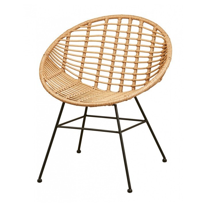 Sillón Nivelles|Silla cafeterías- silla rattán