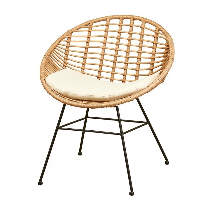 Sillón Nivelles|Silla cafeterías- silla rattán