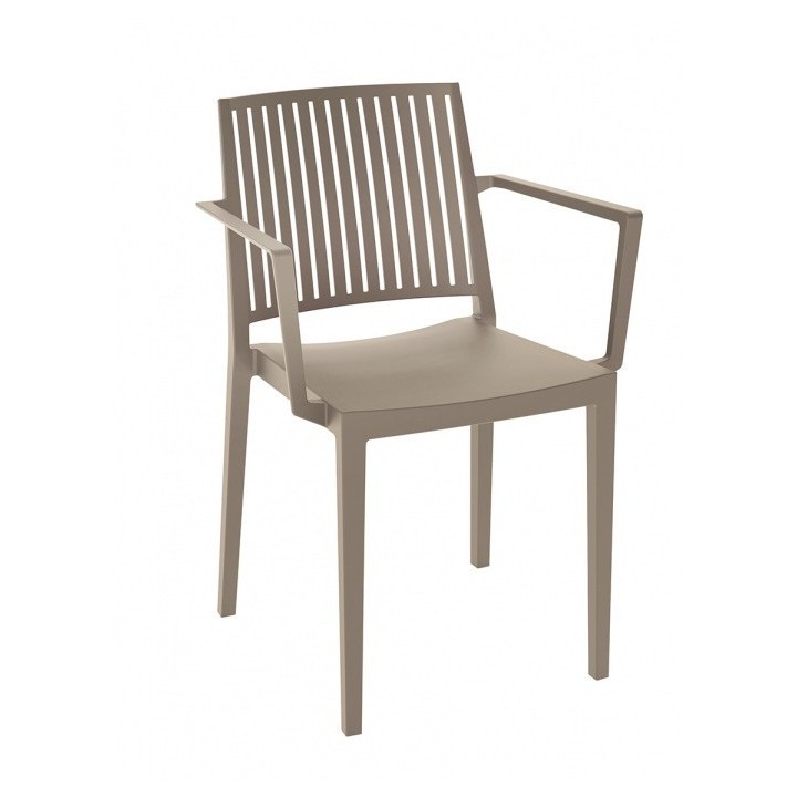 Sillón Bars-2| Sillas apilables terrazas- silla plastico bares