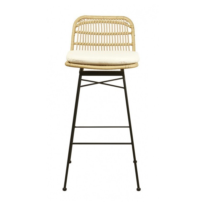 Taburete Borgloon respaldo|Taburete vintage y colonial- HORECA