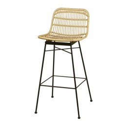 Taburete Borgloon respaldo|Taburete vintage y colonial- HORECA