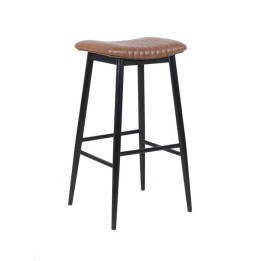 Taburete Veurne vintage|Taburete industrial tapizado- Horeca