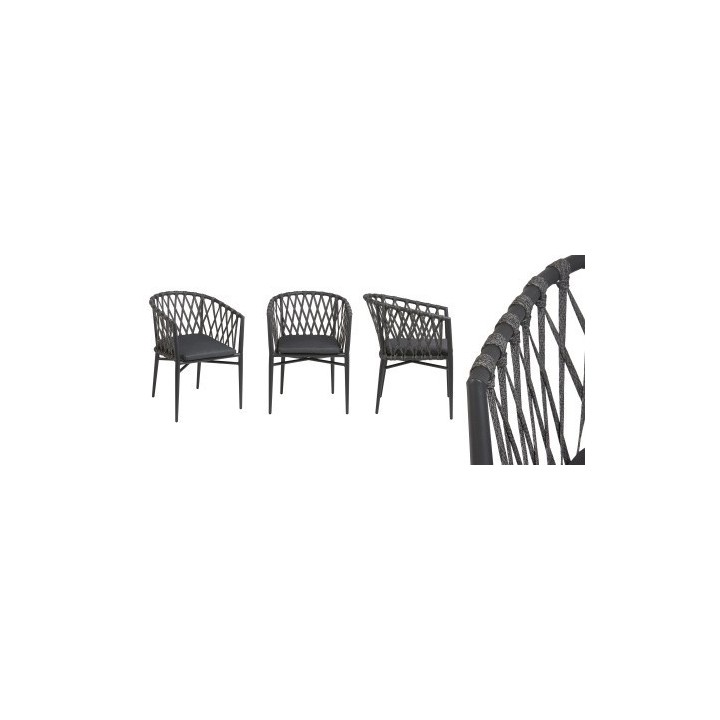 Sillón Parisino Aarschot con reposabrazos|Sillon apilable terrazas bares